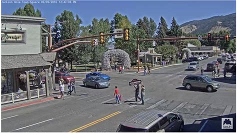 jackson hole webcam town square|jackson hole live cam youtube.